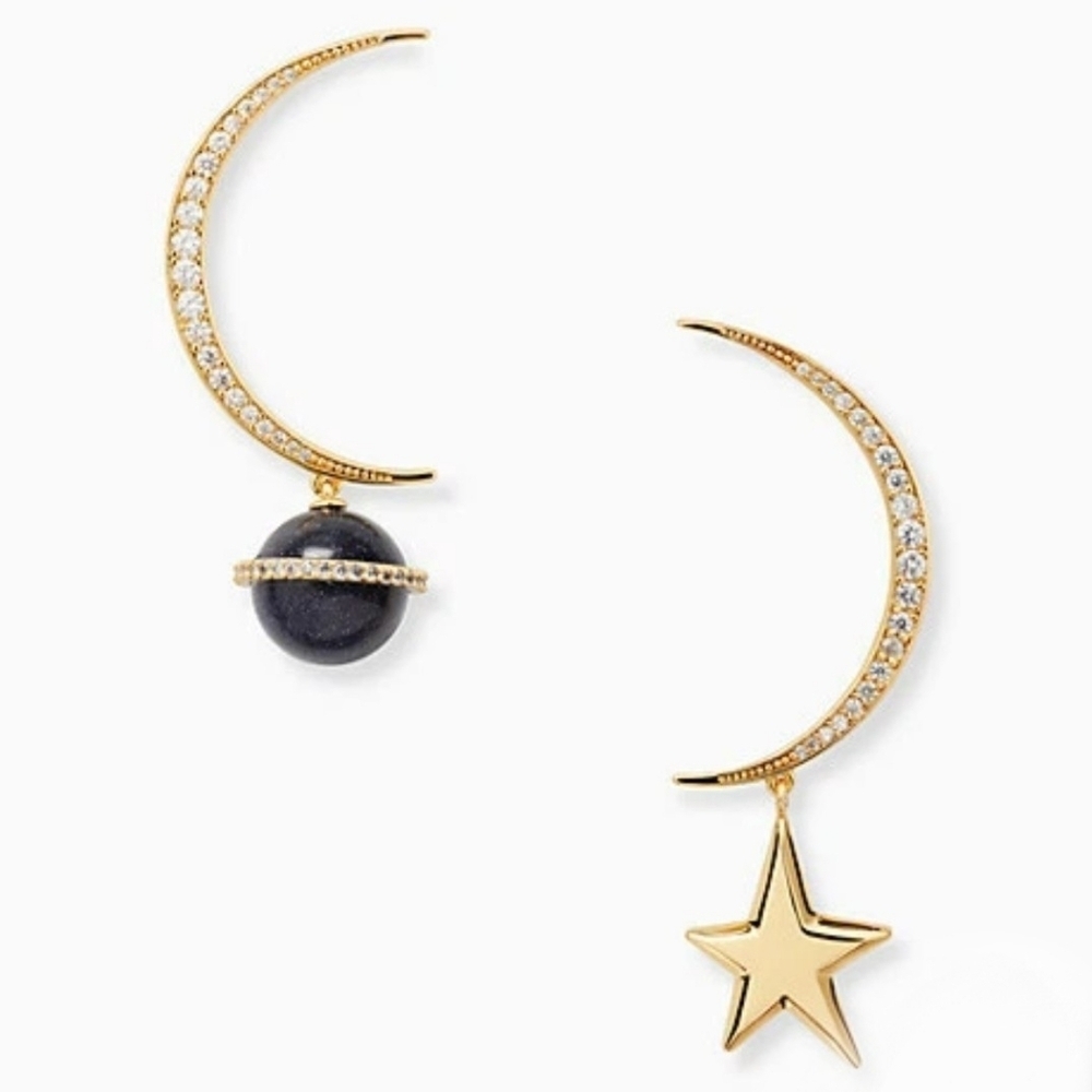 Kate Spade New York On the Rocks Asymmetrical Earrings NWT
